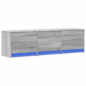 vidaXL TV Cabinet Grey Sonoma Engineered Wood