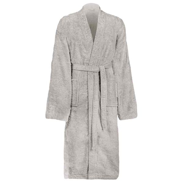 vidaXL Bathrobe KINN Grey S Cotton