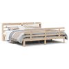 vidaXL Bed Frame with Headboard without Mattress 180x200 cm