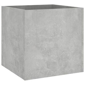 vidaXL Planter Box Concrete Grey 40x40x40 cm Engineered Wood