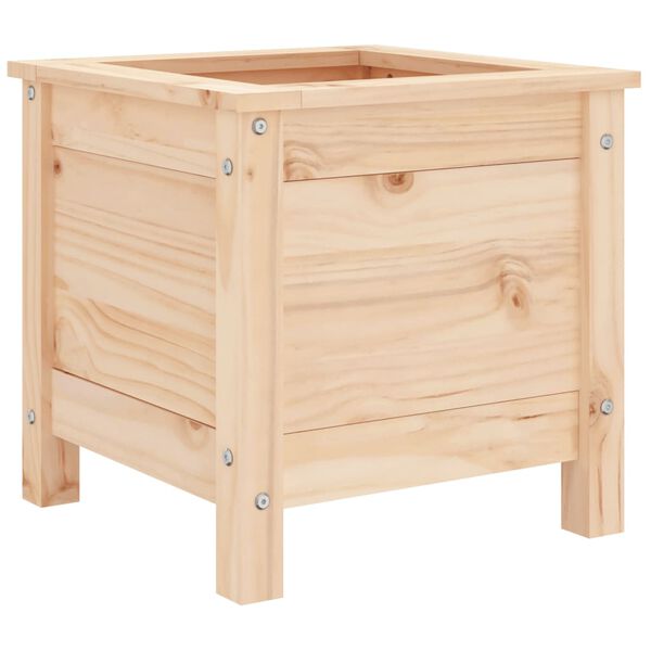 vidaXL Garden Planter 40x40x39 cm Solid Wood Pine