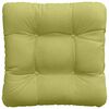 vidaXL Seat Cushions 4 pcs Light Green 45 x 45 x 12 cm Fabric
