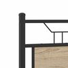 vidaXL Headboard Sonoma Oak 137 cm Engineered Wood and Steel