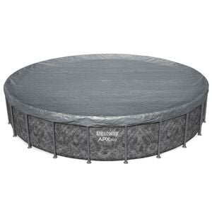 Bestway Pool Cover &Oslash;6.71 m Round Polyester Grey