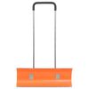 vidaXL Snow Shovel with Extendable Handle Orange 96 cm Blade Steel