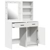 vidaXL Dressing Table Set 2 pcs White 50 x 41 x 135 cm Engineered wood