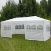 HI Gazebo with Sidewalls 3x6 m White