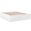 vidaXL Bed Frame without Mattress White 180x200 cm Super King