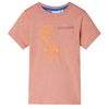 Kids' T-shirt with Short Sleeves Light Orange 92