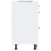 vidaXL Kitchen Base Cabinet Kalmar White Engineered Wood