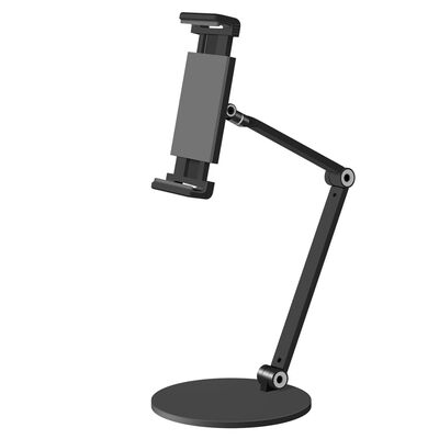 ErgoLine Adjustable Tablet Stand with Round Foot Aluminium