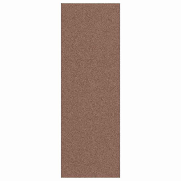 vidaXL Doormat Brown and Black 120 x 350 cm Polypropylene and vinyl
