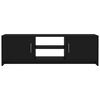 vidaXL TV Cabinet Black 120x30x37.5 cm Engineered Wood