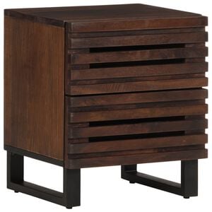 vidaXL Bedside Cabinet 40x34x46 cm Solid Wood Mango