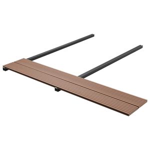 vidaXL Decking Board 6 pcs Light Brown WPC