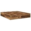 vidaXL Storage Bed Frame with Drawer Old Wood 180 cm Engineered Wood