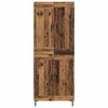 vidaXL Highboard 2 pcs Old Wood Engineered Wood