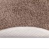 vidaXL Anti-slip Shaggy Rug Brown 160 x 160 cm PP