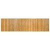vidaXL Rug Rectangular Natural 80x300 cm Bamboo