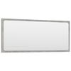vidaXL Bathroom Mirror Concrete Grey 90x1.5x37 cm Engineered Wood