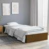 vidaXL Bed Frame without Mattress Honey Brown Solid Wood 75x190 cm Small Single