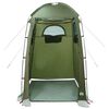 vidaXL Shower Tent Olive Green Waterproof