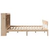 vidaXL Bookcase Bed without Mattress 180x200 cm Super King Solid Wood Pine