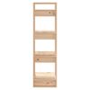 vidaXL Book Cabinet/Room Divider 41x35x125 cm Solid Wood Pine