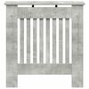 vidaXL Radiator Cover Concrete Grey 78 x 19 x 81.5 cm Engineered Wood