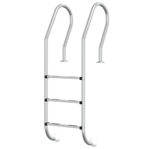 vidaXL Pool Ladder 54x38x158 cm 304 Stainless Steel