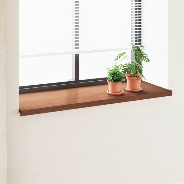 vidaXL Window Sill Brown Wood 160 x 50 x 4.5 cm PVC