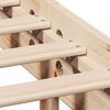 vidaXL Bed Frame without Mattress 150x200 cm King Size Solid Wood Pine