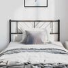 vidaXL Metal Replace Headboard Black 100 cm