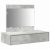 vidaXL Dressing Table Grey 83 x 40 x 70 cm Engineered Wood