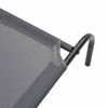 vidaXL Elevated Dog Bed Grey 150x90x20 cm Textilene and Steel