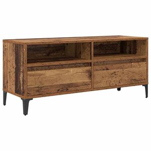 vidaXL TV Cabinet with Drawer Old Wood 100 x 34.5 x 44.5 cm