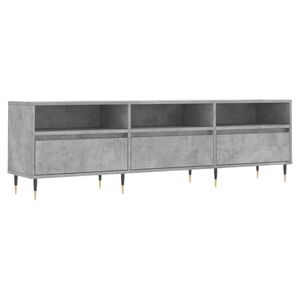 vidaXL TV Cabinet Concrete Grey 150x30x44.5 cm Engineered Wood