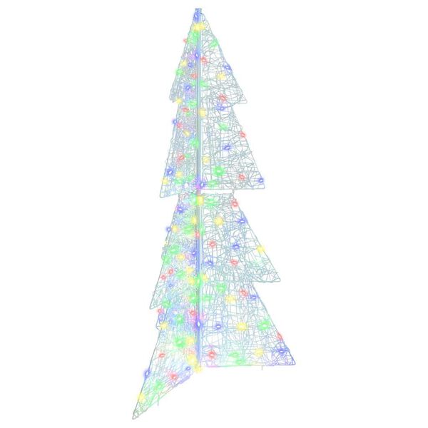 vidaXL Christmas Tree with 160 LEDs Multicolour 150 cm Acrylic