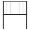 vidaXL Metal Replace Headboard Black 100 cm
