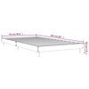 vidaXL Bed Frame without Mattress Sonoma Oak 90x200 cm Engineered Wood