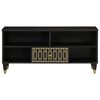 vidaXL TV Cabinet 100x33x46 cm Solid Wood Mango