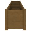 vidaXL Garden Planters 2 pcs Honey Brown 200x31x31 cm Solid Pinewood