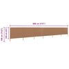 vidaXL 6-panel Wind Screen Fabric 800x160 cm Taupe
