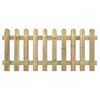 vidaXL Picket Fence 180x80 cm Impregnated Solid Wood Pine
