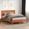vidaXL Headboard Wax Brown 160 cm Solid Wood Pine