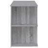 vidaXL Desk Grey Sonoma 140x50x75 cm Engineered Wood