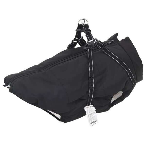 vidaXL Dog Coat Black L44