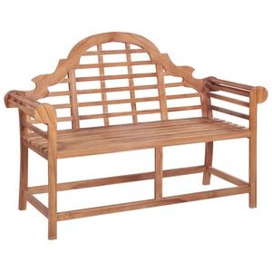 vidaXL Garden Bench 127x58.5x92.5 cm Solid Wood Teak