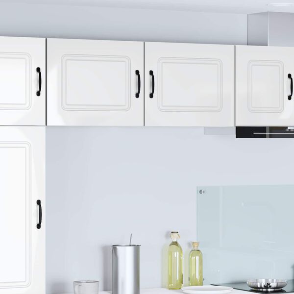 vidaXL Kitchen Cabinet Kalmar High Gloss White 50 x 31 x 40 cm