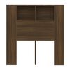 vidaXL Headboard Cabinet Brown Oak 100x18.5x102.5 cm